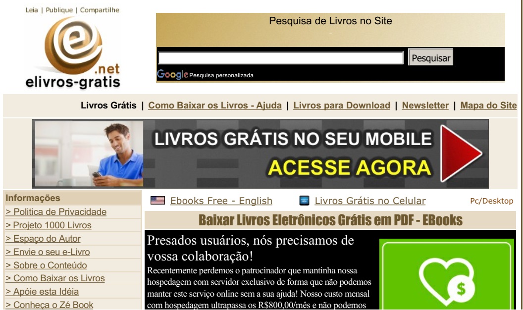 →12 Sites Para Baixar Livros Gratuitos Em PDF (100% Free)